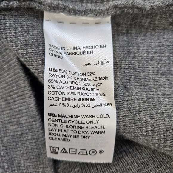 Chico's Zenergy Cashmere Blend Crewneck Sweater Size Chico's 2/Large - Picture 6 of 6